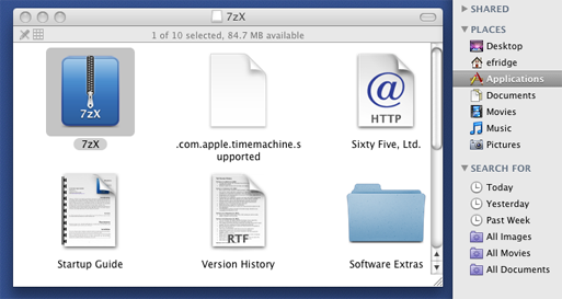 7zX for Mac压缩解压1.7.1 官方版_腾牛下载