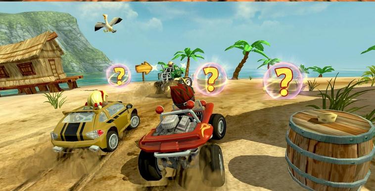 沙滩赛车竞速 Beach Buggy Racing无限金币版