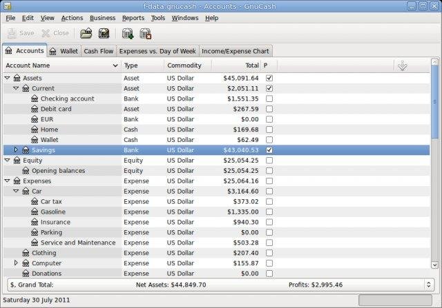财务软件GnuCash for Mac2.6 免费版_腾牛下载