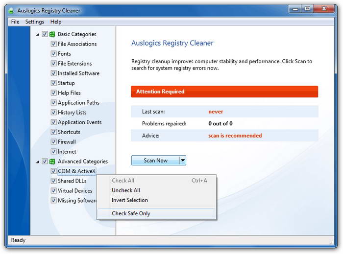 Auslogics Registry Cleaner3.4.1.0