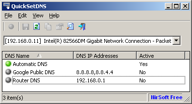 DNS QuickSetDNS1.00