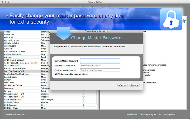 Passwords Plus for Mac3.001 ٷ