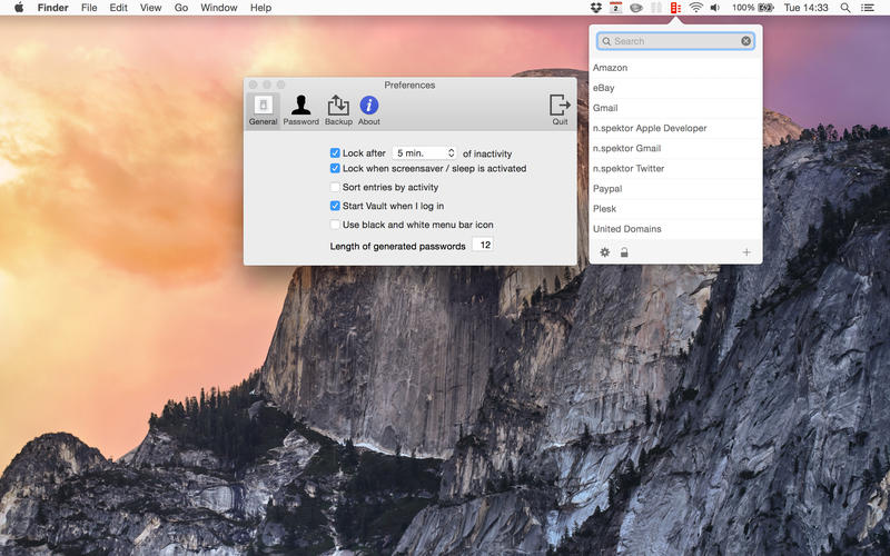 Vault Password Manager for Mac1.1.1 ٷ