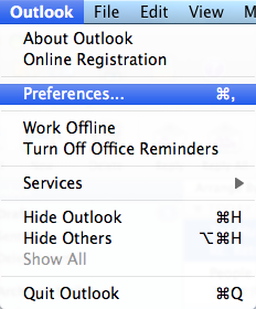 Mac outlook怎么设置邮件签名