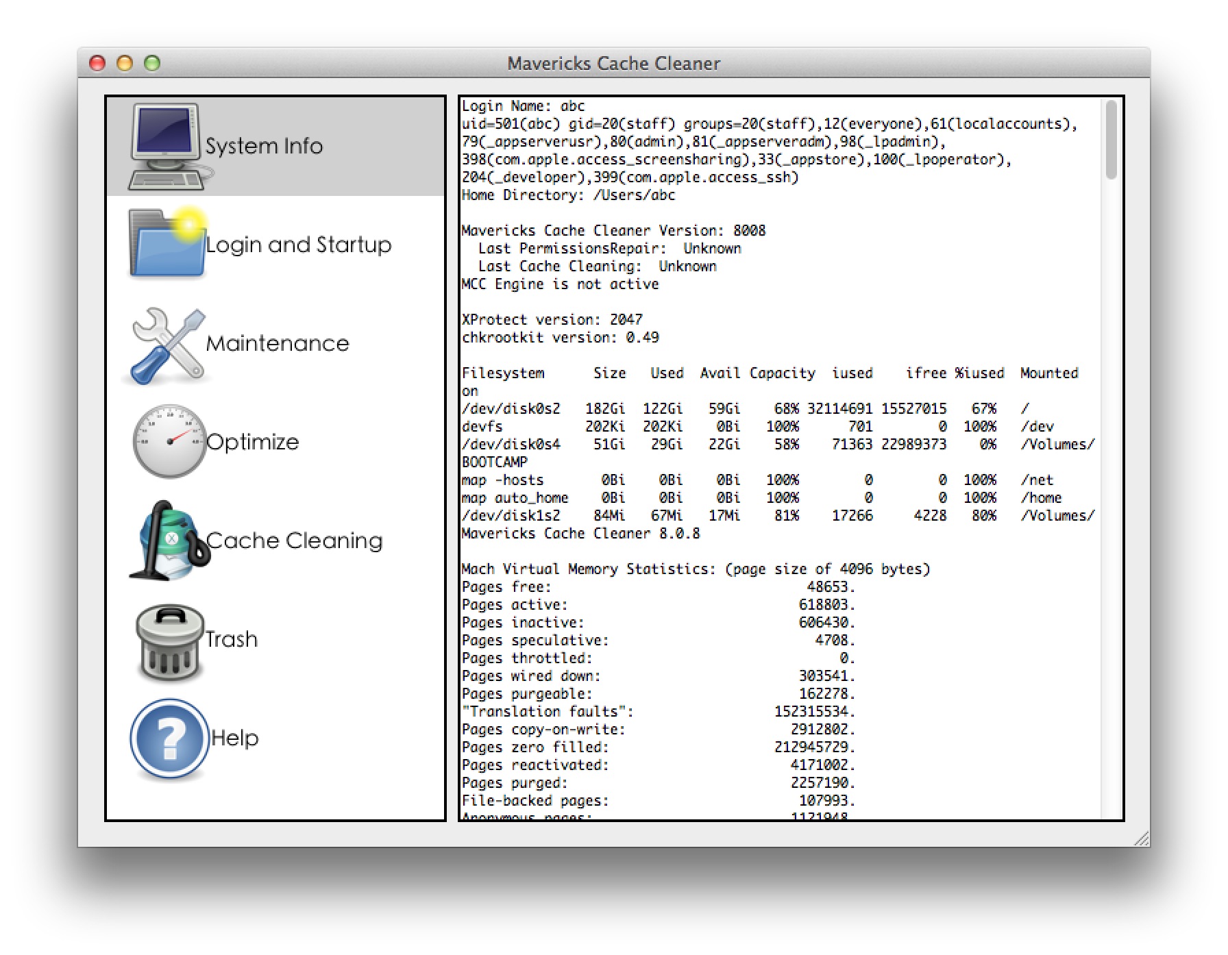 Mavericks Cache Cleaner for Mac9.0.4 ٷ