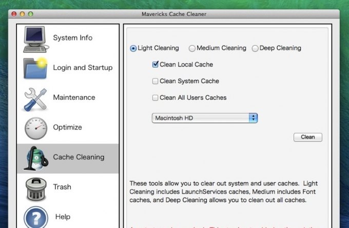 Mavericks Cache Cleaner for Mac9.0.4 ٷ
