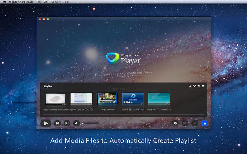 Wondershare Player Mac1.5.0 ٷ
