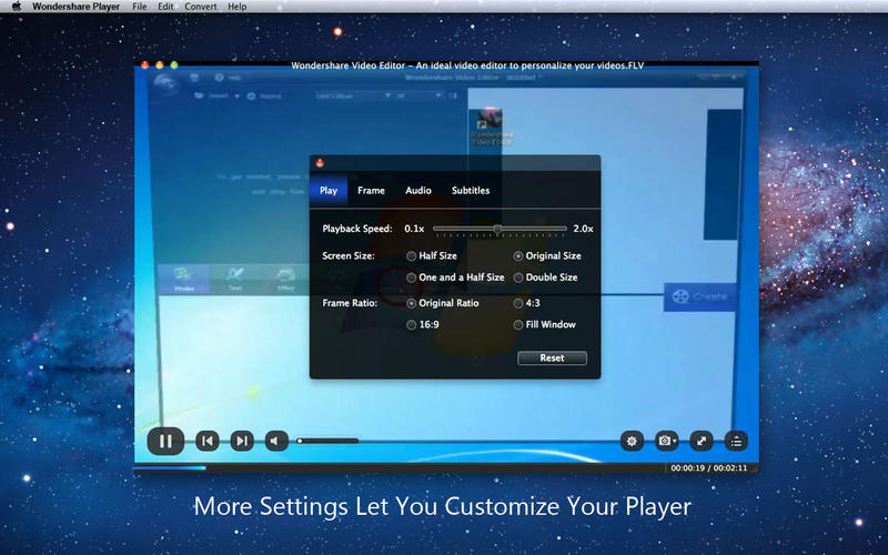 Wondershare Player Mac1.5.0 ٷ