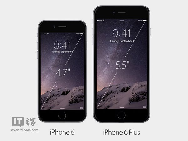 苹果手机iPhone6和iPhone6 Plus有啥区别？两款爱疯手机的六大不同