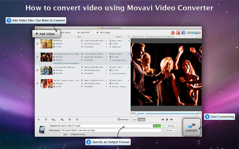 ƵʽתMovavi Video Converter for mac5.1.0 ٷ