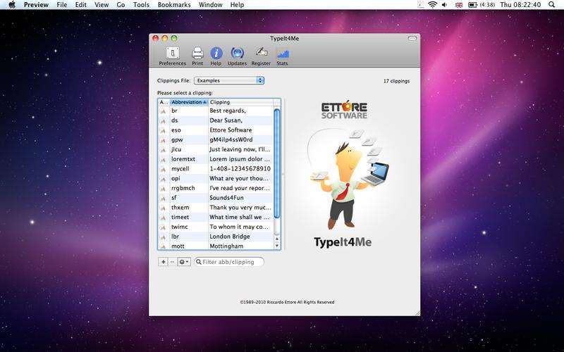 TypeIt4Me Mac5.4.0 ٷ
