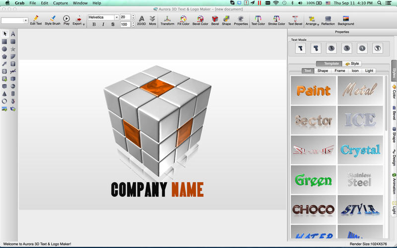 Aurora 3D Text And Logo Maker Mac1.44.09 ٷ