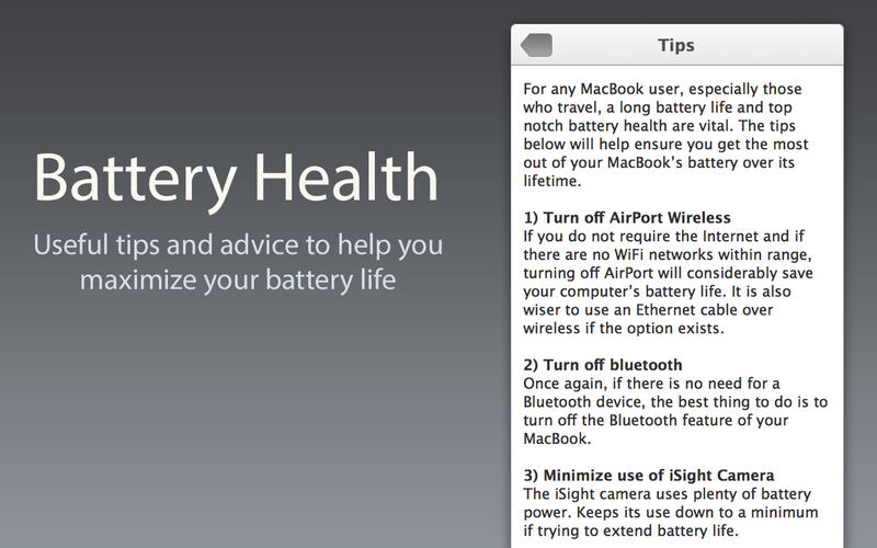 Battery Health for Mac4.6 ٷ