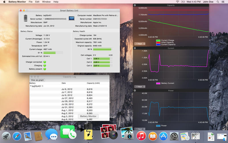 Battery Monitor for Mac2.0