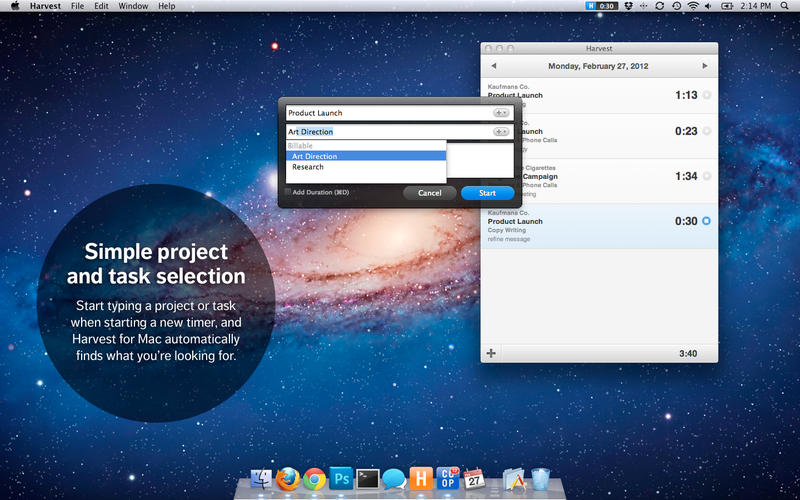 Harvest for Mac()1.4.1 Ѱ