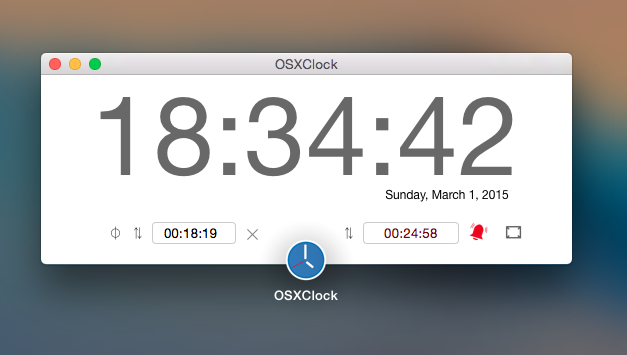 OSXClock for Mac1.2