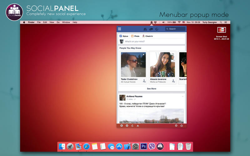 SocialPanel for Mac1.1