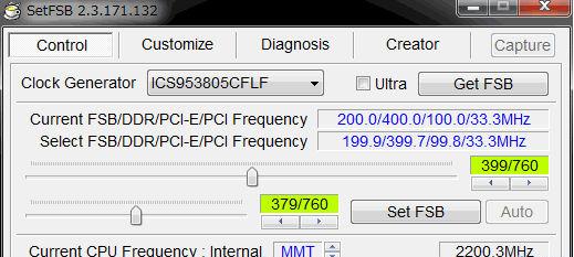 超频工具SetFSB完美破解版2.3.278.234