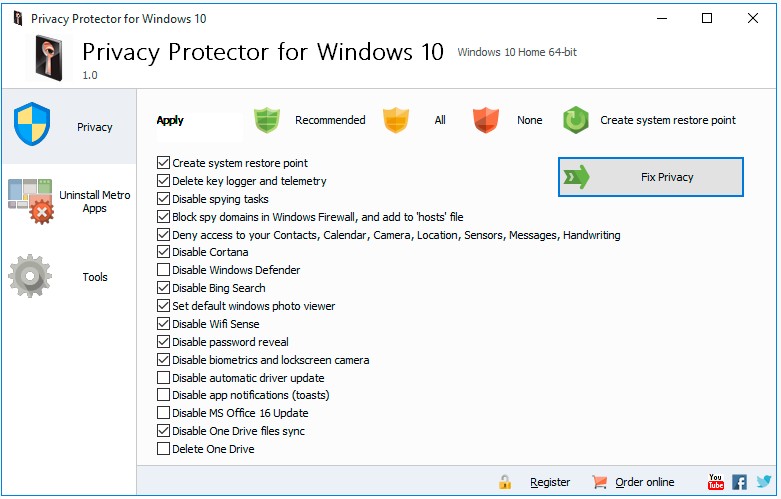 Privacy Protector for Windows 101.0 ƽ