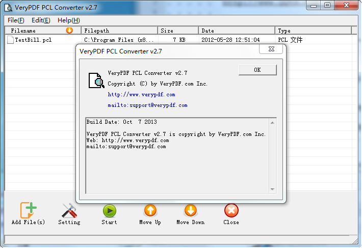 VeryPDF PCL Converter2.7 ƽ