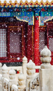 北京故宫雪景图片大全唯美意境 一场雪北京变