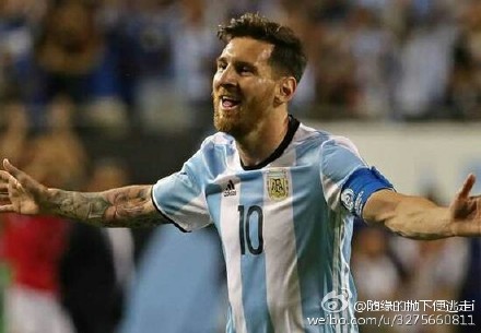 2016百年美洲杯决赛梅西现场图片 阿根廷错失
