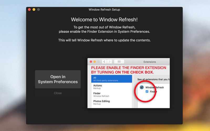 Window Refresh macv1.0 ٷ