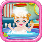 Baby Bath Time(婴儿沐浴女孩子的游戏)