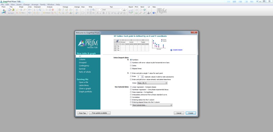 GraphPad Prism(医学绘图软件)v7.1.0 最新版