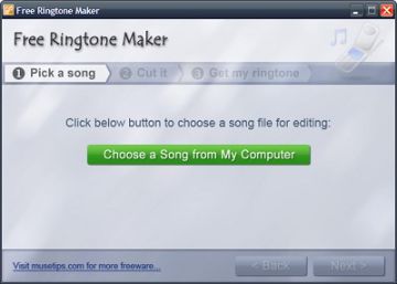 Make Your Own Ringtone - Step 1