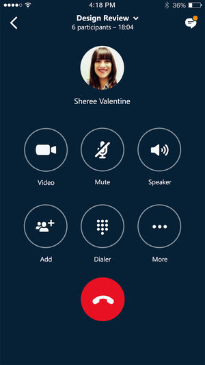 Skype for Businessƻv6.19.0 iPhone