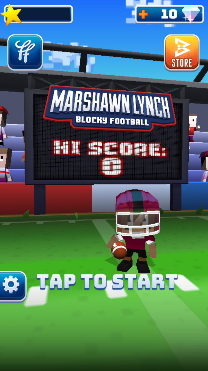 Marshawn Lynch Blocky Football()v1.4.220 ׿