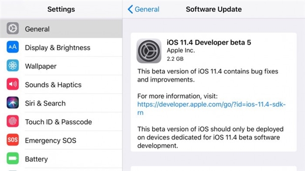 iOS 11.4 beta 5值得更新吗 iOS 11.4 beta 5更新内容一览