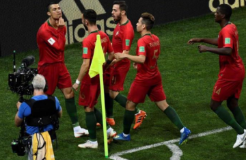 2018世界杯葡萄牙C罗帽子戏法图片集锦 全场