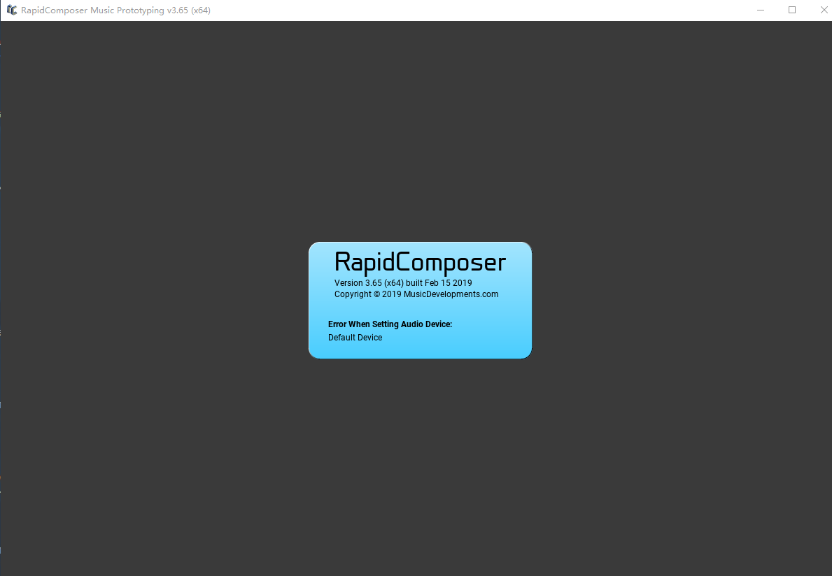 MusicDevelopments RapidComposer