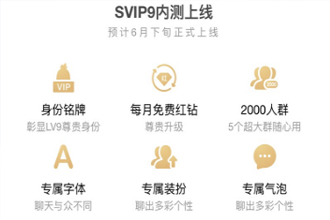 SVIP9需要多少成长值 腾讯qq超级会员svip9有哪些特权