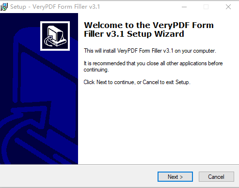 VeryPDF PDF Form Fillerv3.1 ٷ
