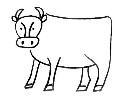 qq画图红包牛怎么画 qq画图红包牛简笔画